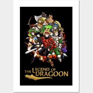 The Legend of Dragoon Heroes Posters and Art